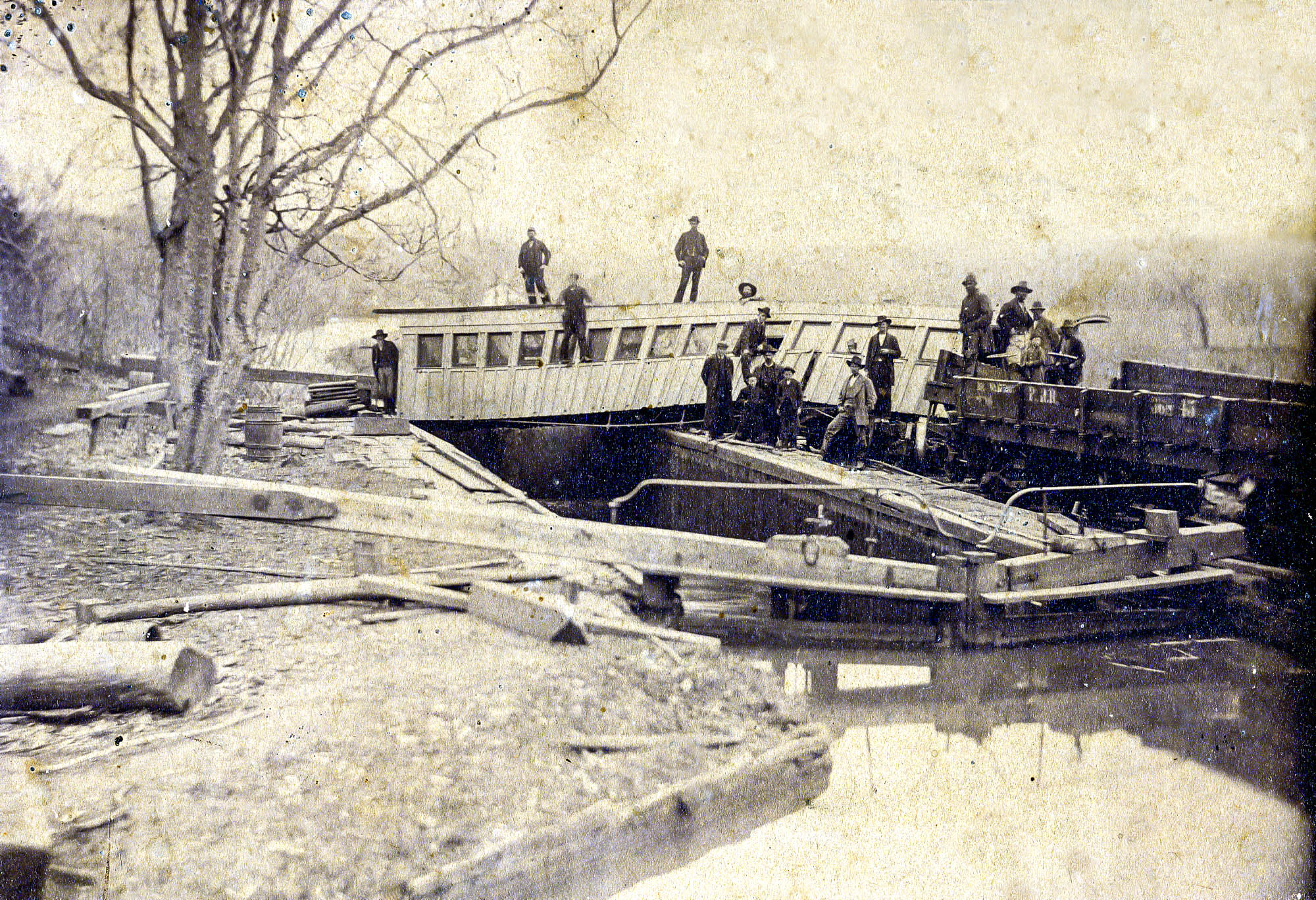 Train Derailment at Lock 22 – 1880