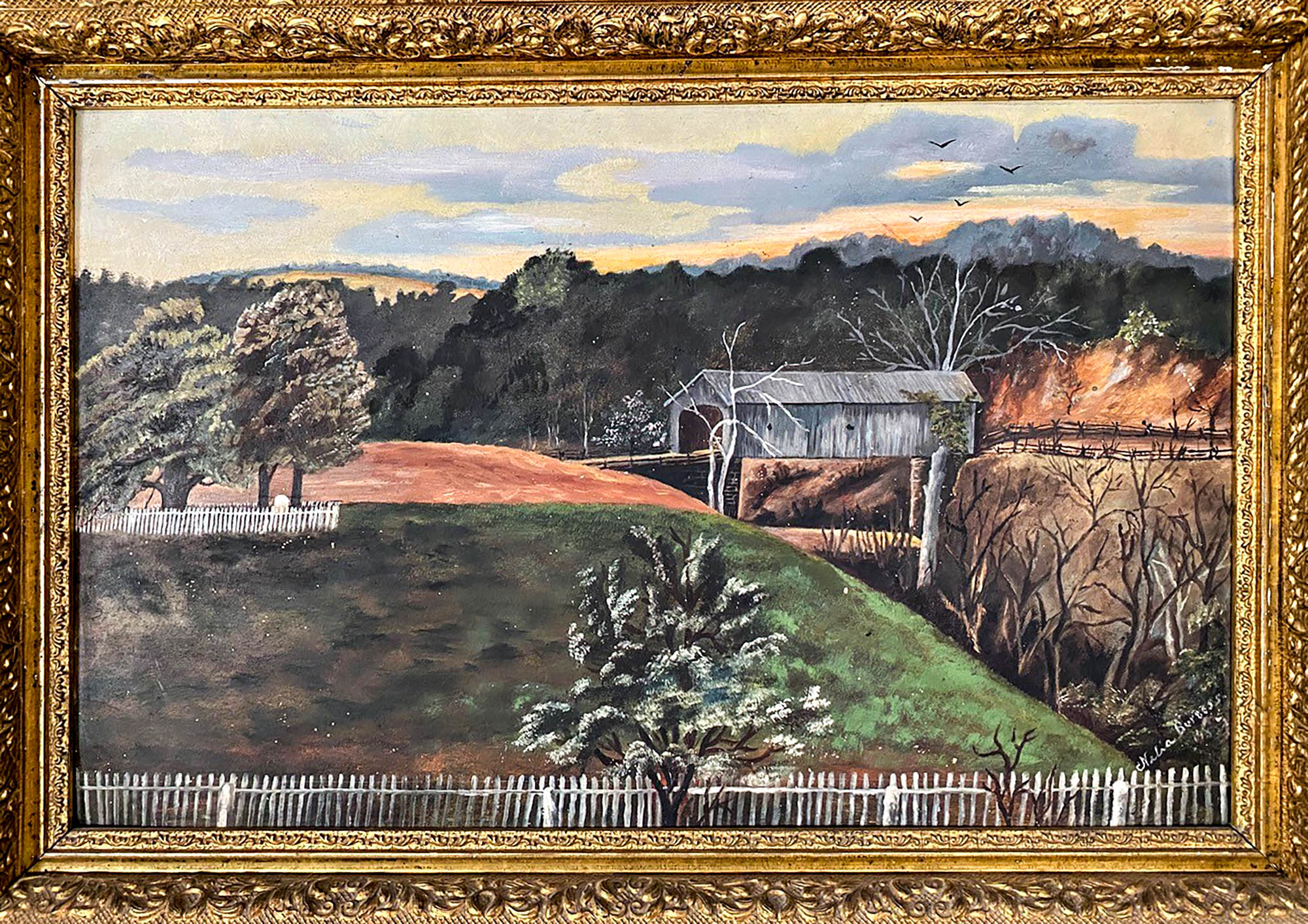 The Covered Bridge at Temperance Wayside